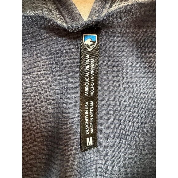 Kuhl Tunic Top 8425 Dusty Blue Long Sleeve Shirt Keyhole Back Women's Medium M - Picture 7 of 10